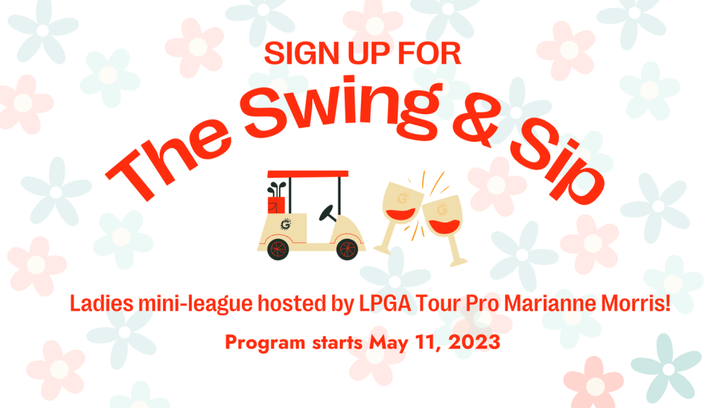 Sign up for the Swing and Sip