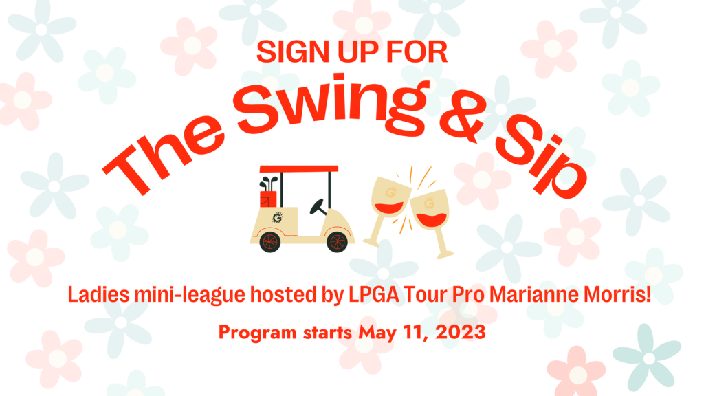 Sign up for the Swing and Sip